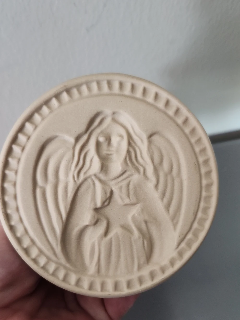 Vtg Brown Bag Cookie Art Stamp Press 